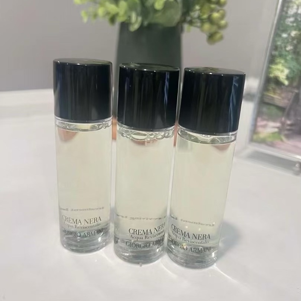 New ! 3Pcs Giorgio Armani Crema Nera treatment lotion